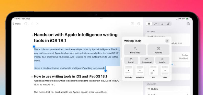 image 21 292 Apple Intelligence Writing Tools: A Complete Overview of Features