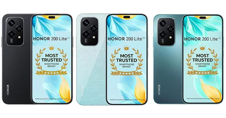 HONOR 200 Lite 5G Launched in India with MediaTek Dimensity 6080 SoC