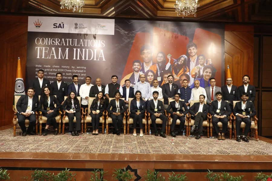 image 21 330 AICF Announces ₹3.2 Crore Cash Reward for India's Chess Olympiad Gold Medal Teams