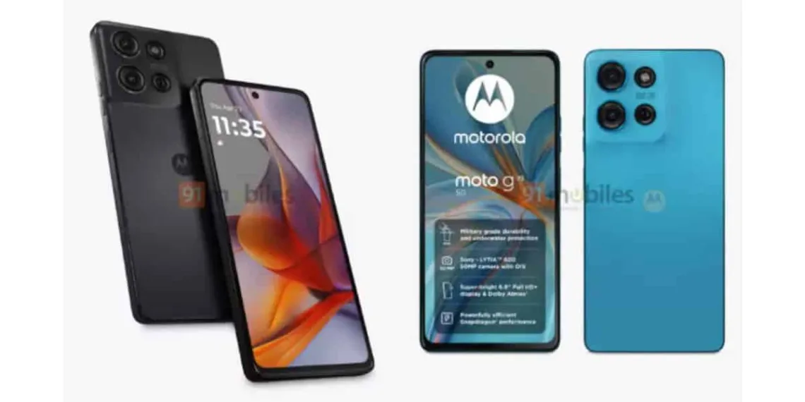 Moto G75 5G renders with two new color options