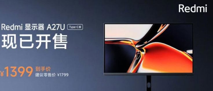 image 22 65 Redmi Monitor A27U Type-C Version and C500 Dual-Camera Edition Launched in China