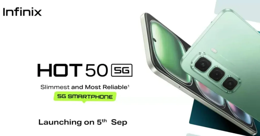 Infinix Hot 50 5G to launch on September 5: Specifications and Features