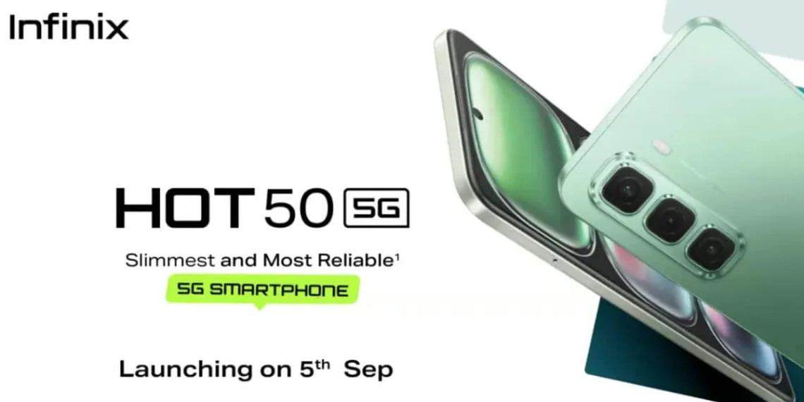 Infinix Hot 50 5G to launch on September 5: Specifications and Features