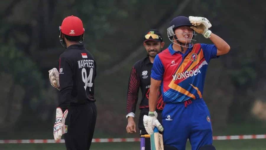 image 3 160 T20 World Cup Qualifier: Mongolia Bowled Out for Record Low 10 Runs by Singapore in T20 World Cup Qualifier