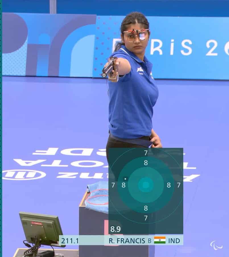 image 4 Rubina Francis - Paris Paralympics 2024 : India’s First Paralympic Pistol Shooter to Win Bronze at Paris 2024