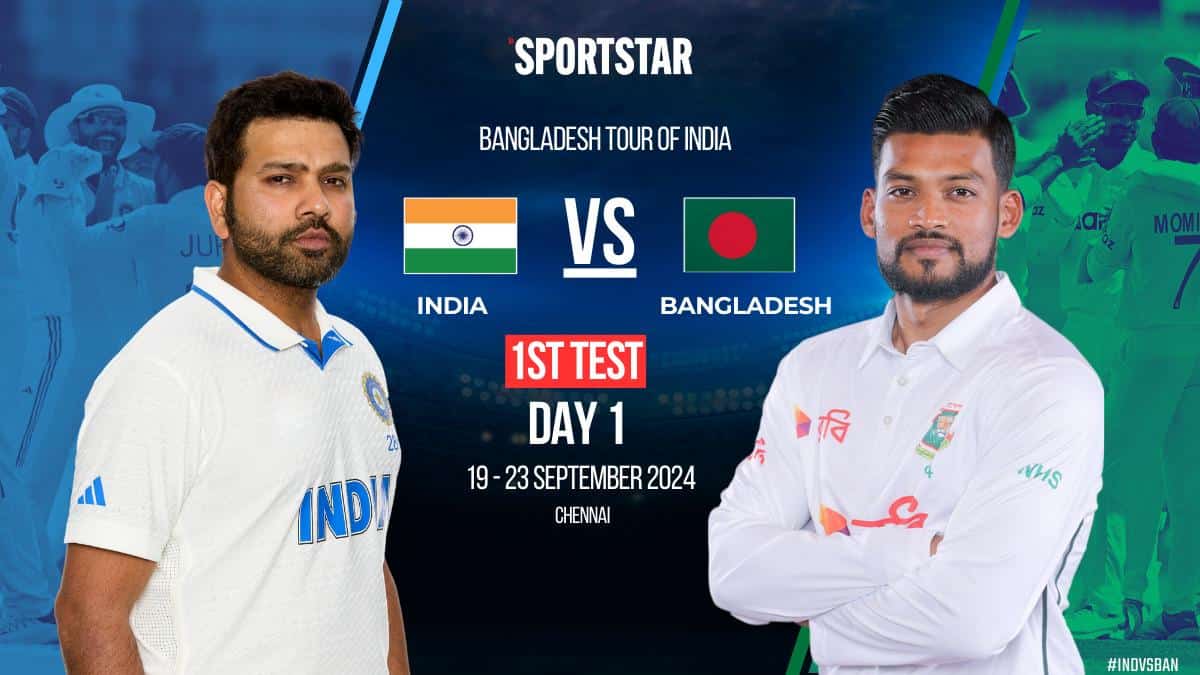 India vs Bangladesh 1st Test, Day 1 Live Updates: Jaiswal and Pant Steady India’s Innings After Early Wickets at Lunch