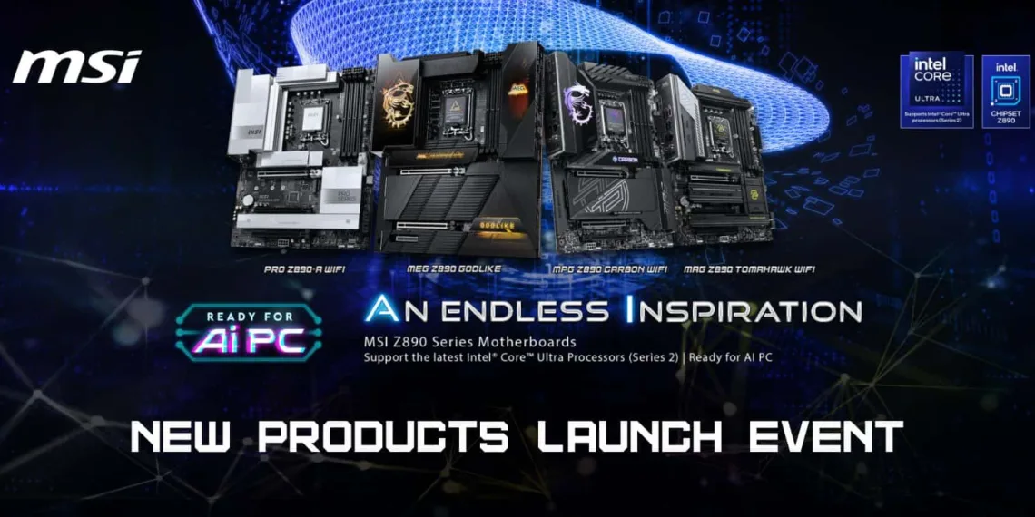 MSI India Unveils Next-Gen Z890 Motherboards and More in New Delhi