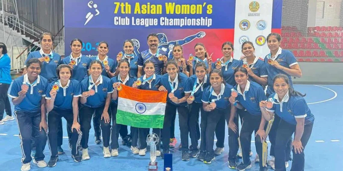 Indian Women, Golden Eagles Bharat Club Win Bronze at the Asian Women’s Club League Handball Championship
