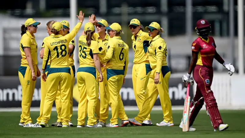 West Indies Women vs Australia Women Score:17/0 after 2.3 Overs