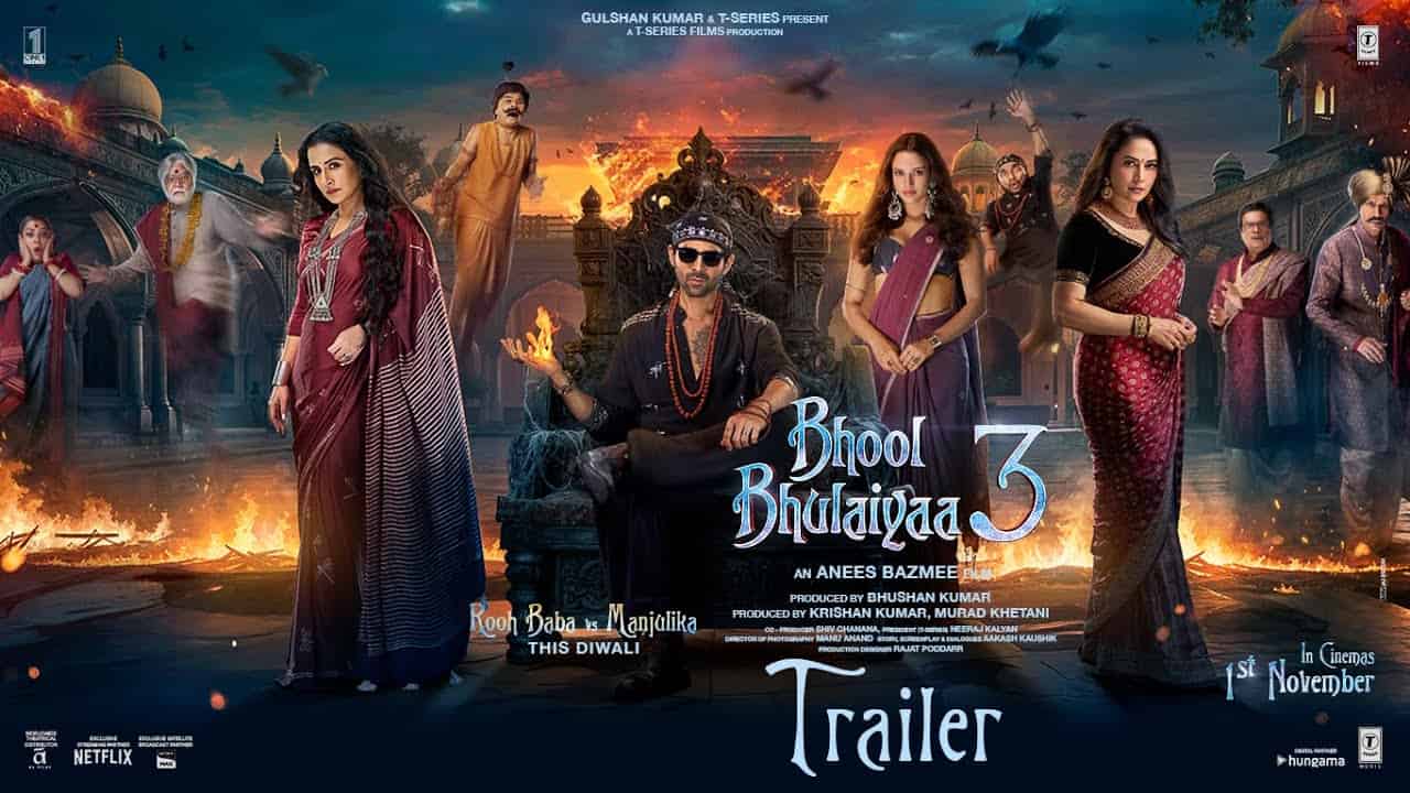 Bhool Bhulaiyaa 3 OTT Release Date: Now Streaming on Netflix; Kartik Aaryan’s Horror-Comedy