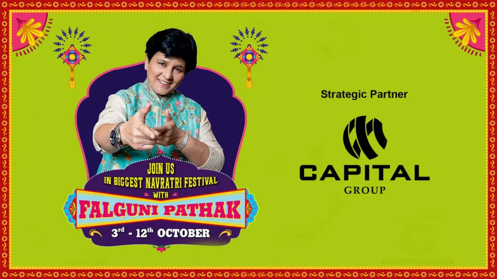 Capital Group Partners with Showglitz Navratri Utsav Featuring Falguni Pathak