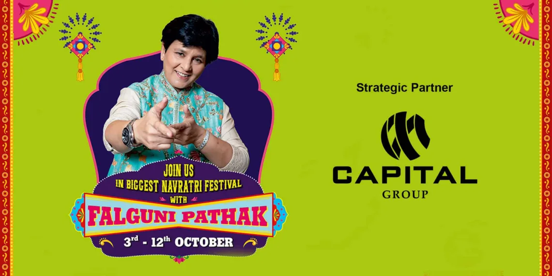 Capital Group Partners with Showglitz Navratri Utsav Featuring Falguni Pathak