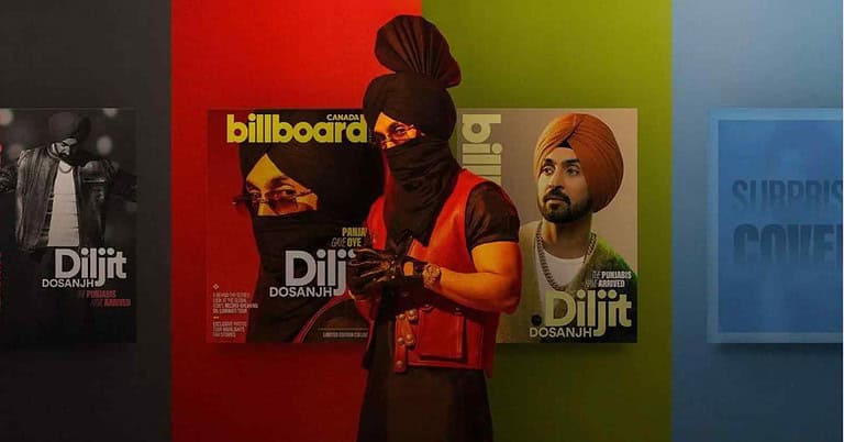 Diljit Dosanjh Makes History as First Indian Artist on Billboard Canada Cover, Showcasing His Dil-Luminati Tour