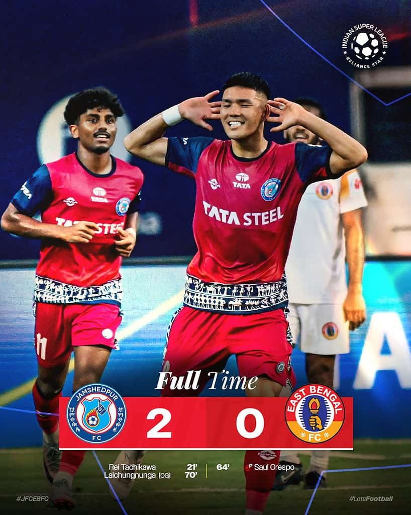 GZIUIxLWAAAh3fA ISL 2024-25: Jamshedpur FC Clinch Victory Over East Bengal, Mohun Bagan Triumph in Mini Kolkata Derby Against Mohammedan SC