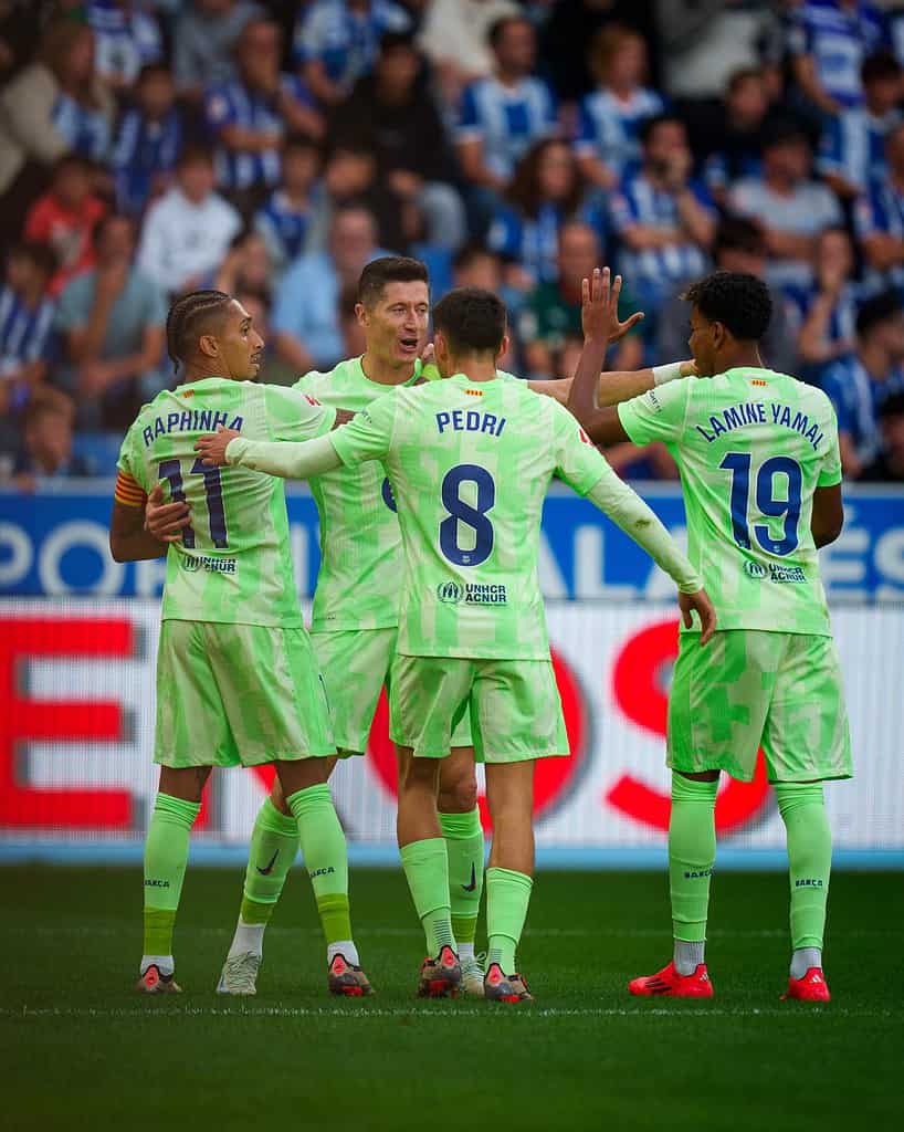 Alavés vs Barcelona: Robert Lewandowski Hat-Trick Seals 3-0 Win