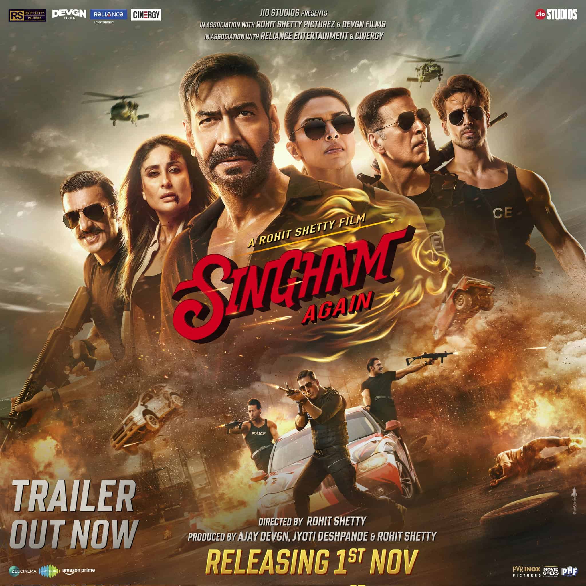 The Singham Again Trailer has finally dropped, unveiling an explosive Ramayan-inspired action saga that promises to captivate audiences.