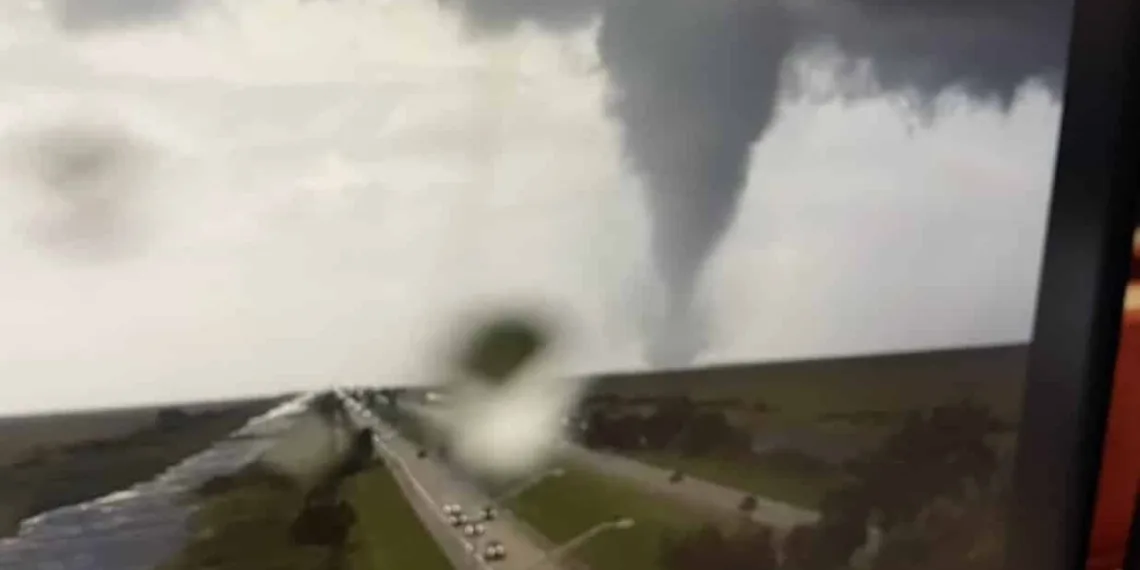 Tornado in Florida: Spotted Near I-75 as Hurricane Milton Moves Over the West Coast