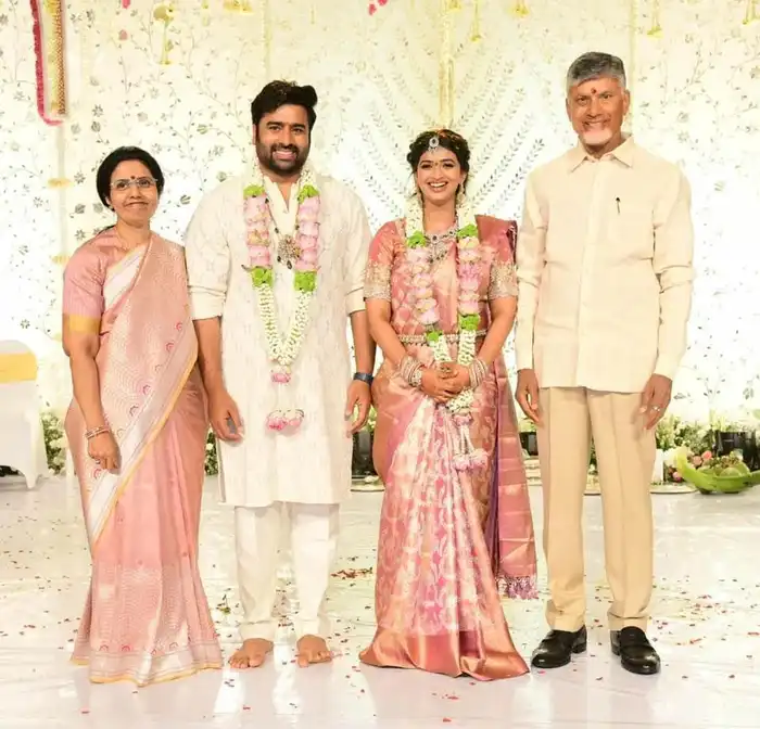 GZxPu1fXwA0fOsQ 1728836318721 Nara Rohit Engaged to Prathinidhi 2 Co-Star Siree Leela in Hyderabad: Chandrababu Naidu, Balakrishna Attend – Watch Highlights