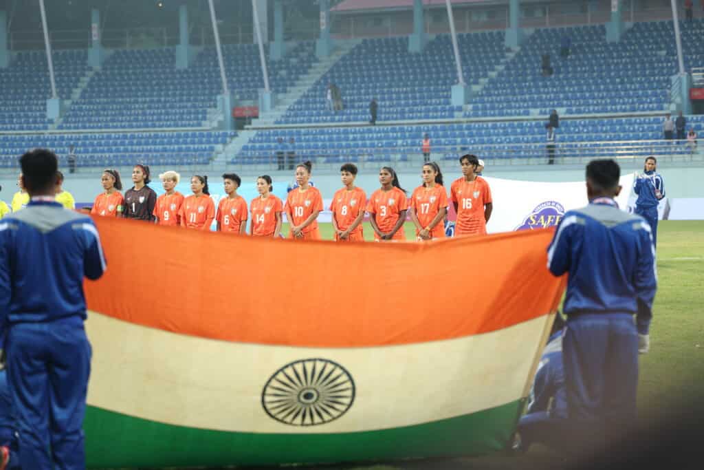 India SWNT 1024x683 1 India Dominate Pakistan with 5-2 Victory in SAFF Women’s Championship Opener