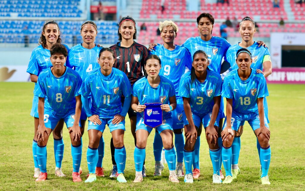 India vs Bangladesh 1024x640 1 India Fall Short Against Bangladesh, Finish Second in Group A at the SAFF Women’s Championship 2024