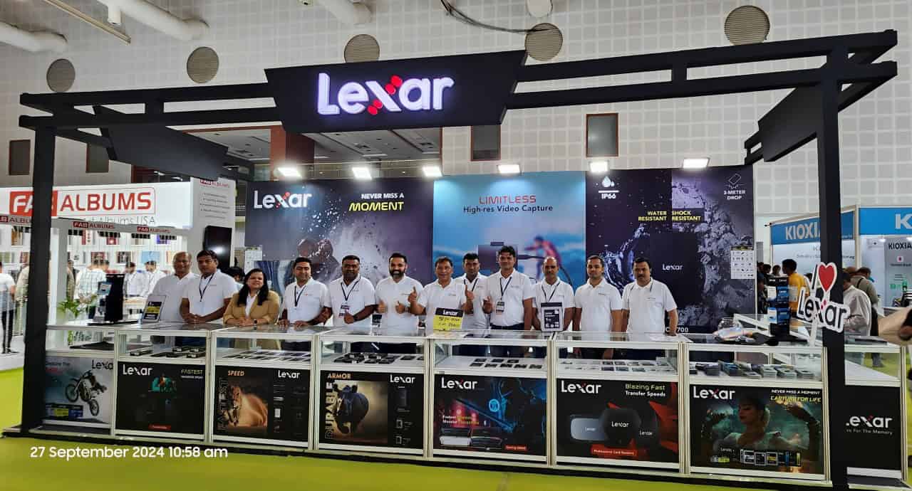 Lexar to showcase its advanced Memory Solutions at India International Photo Video Trade Fair 2024
