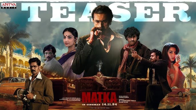 Matka Teaser Out: Varun Tej’s Transformation Shines as an Ageing Matka King, Nora Fatehi and Meenakshi Chaudhary Leave a Lasting Impression