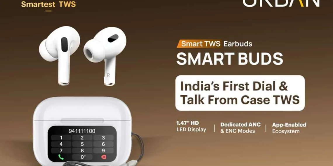 URBAN Launches India’s First TWS Earbuds with On-Case Bluetooth Calling and Dialer Pad