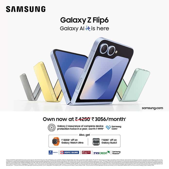 Samsung Unveils Exciting Festive Offers on Galaxy Z Fold6 and Galaxy Z Flip6 Samsung Unveils Exciting Festive Offers on Galaxy Z Fold6 and Galaxy Z Flip6
