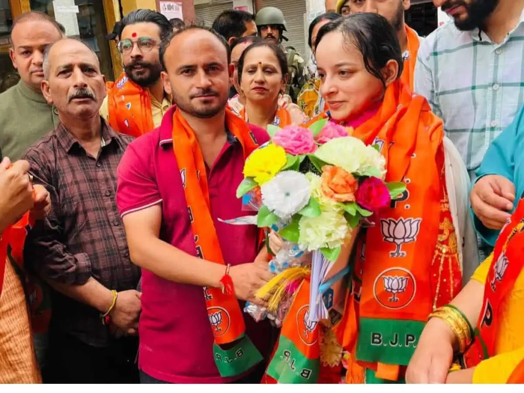 Untitled design 39 BJP's Shagun Parihar Wins Kishtwar, the Only Woman Candidate for the Party