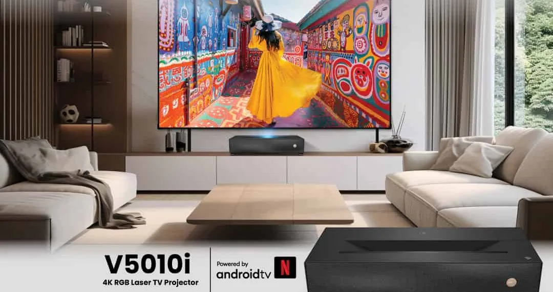 BenQ Unveils V5010i 4K RGB Laser TV Projector in India