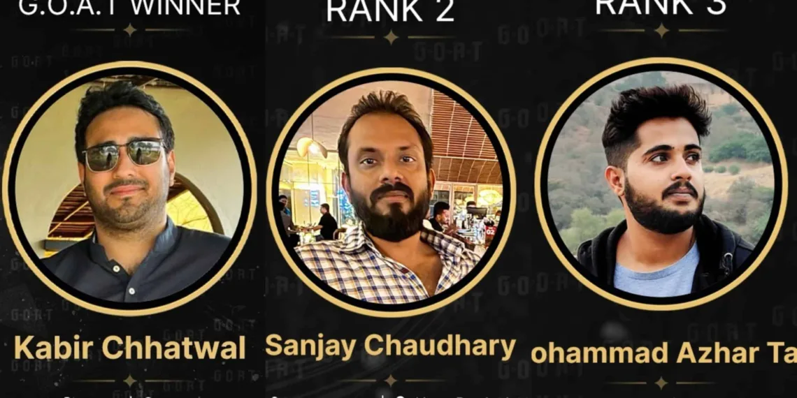 India’s Biggest Poker Tournament – G.O.A.T. Announces Winners of INR 25 Crore Prize Pool