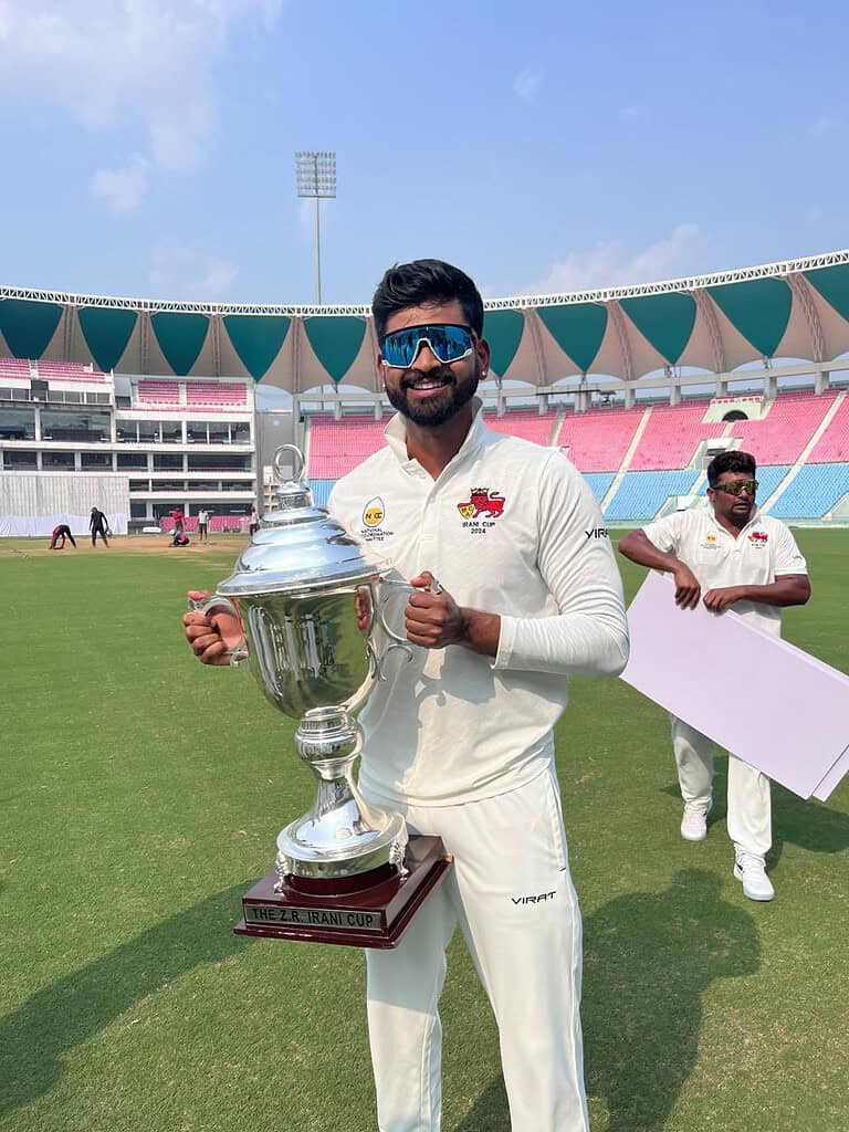 image 16 99 Irani Cup : Mumbai Wins Irani Cup After 27 Years, Clinching Their 15th Title