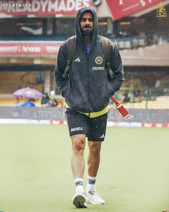 image 19 154 India vs New Zealand 1st Test Day 1: Rain Plays Spoilsport in Bengaluru