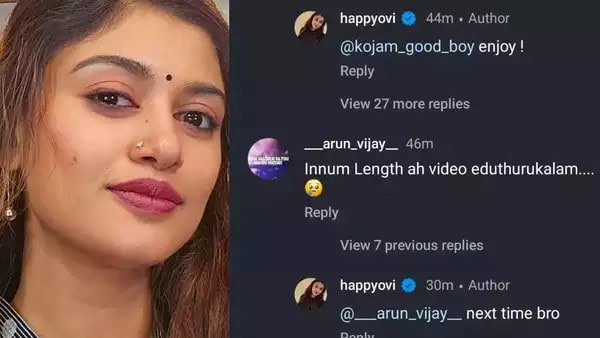 image 19 42 Oviya Video Viral Video Link Leaked: Check Her Hilarious Reply to Fans!