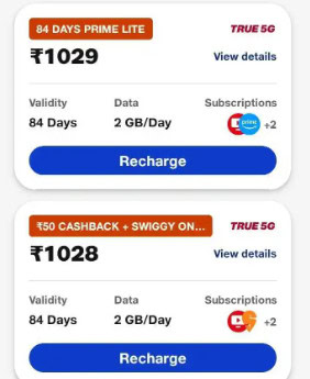 image 20 11 Reliance Jio Unveils New Prepaid Plans: ₹1,028 and ₹1,029 Options