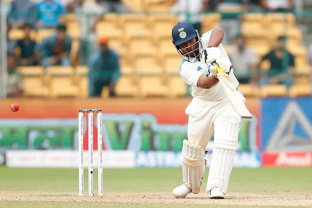 image 22 39 India vs New Zealand 1st Test Day 3: Kohli and Sarfaraz Shine as India Fights Back After Ravindra's Century Heroics