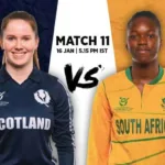 South Africa vs Scotland – ICC Women’s T20 World Cup 2024