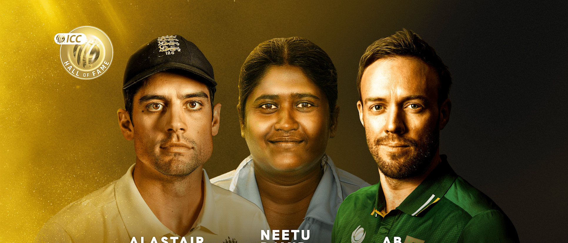 Legends Immortalized: AB De Villiers, Neetu David, and Alastair Cook Inducted into ICC Hall of Fame