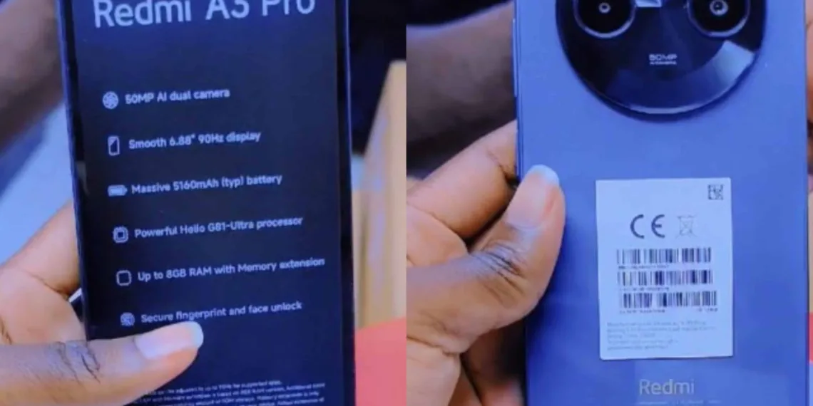 Redmi A3 Pro Unexpectedly Appears on Kenyan Online Store