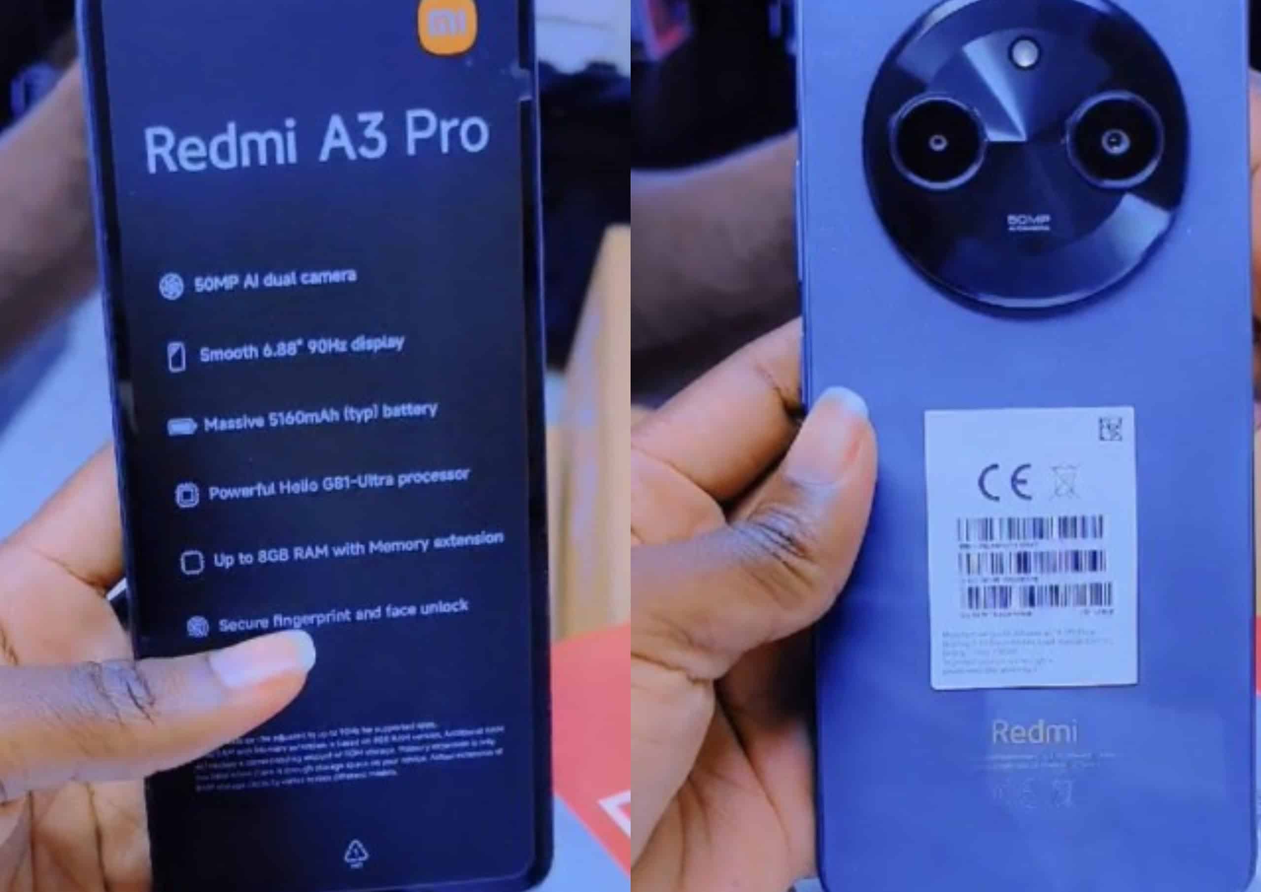 Redmi A3 Pro Unexpectedly Appears on Kenyan Online Store
