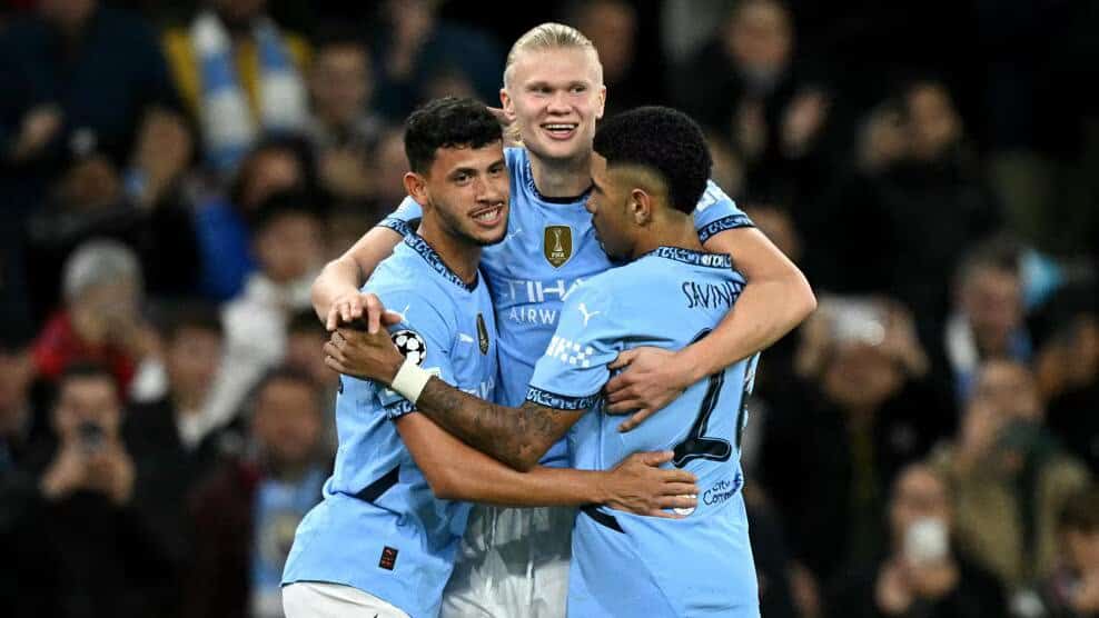 topshot fbl eur c1 man city sparta prague Champions League 2024-25 Matchday 3 Round-up: Liverpool Perfect, Raphinha's Hat-trick Shocks Bayern, Man City Thrash Five