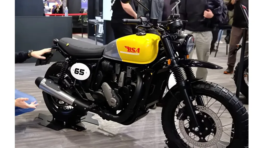 BSA 2 1 BSA Gold Star 650 Scrambler Unveiled at Motorcycle Live 2024