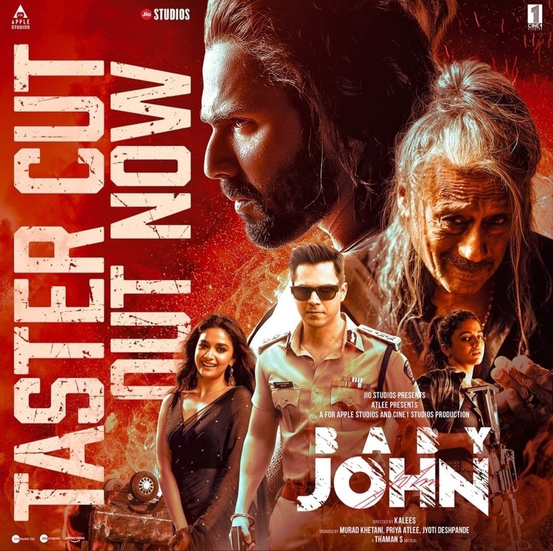 Baby John Taster Cut: Varun Dhawan's Intense Mass Avatar Unveiled, Jackie Shroff and Keerthy Suresh Add Depth to High-Octane Saga
