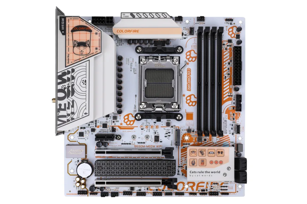 New COLORFIRE B650M-MEOW WIFI Motherboard Launched!