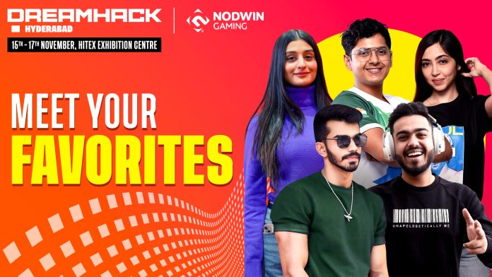 DreamHack India 2024 - India's Five Biggest Gaming Star Meetup Get Ready for DreamHack India: The Ultimate Gaming Festival in Hyderabad!
