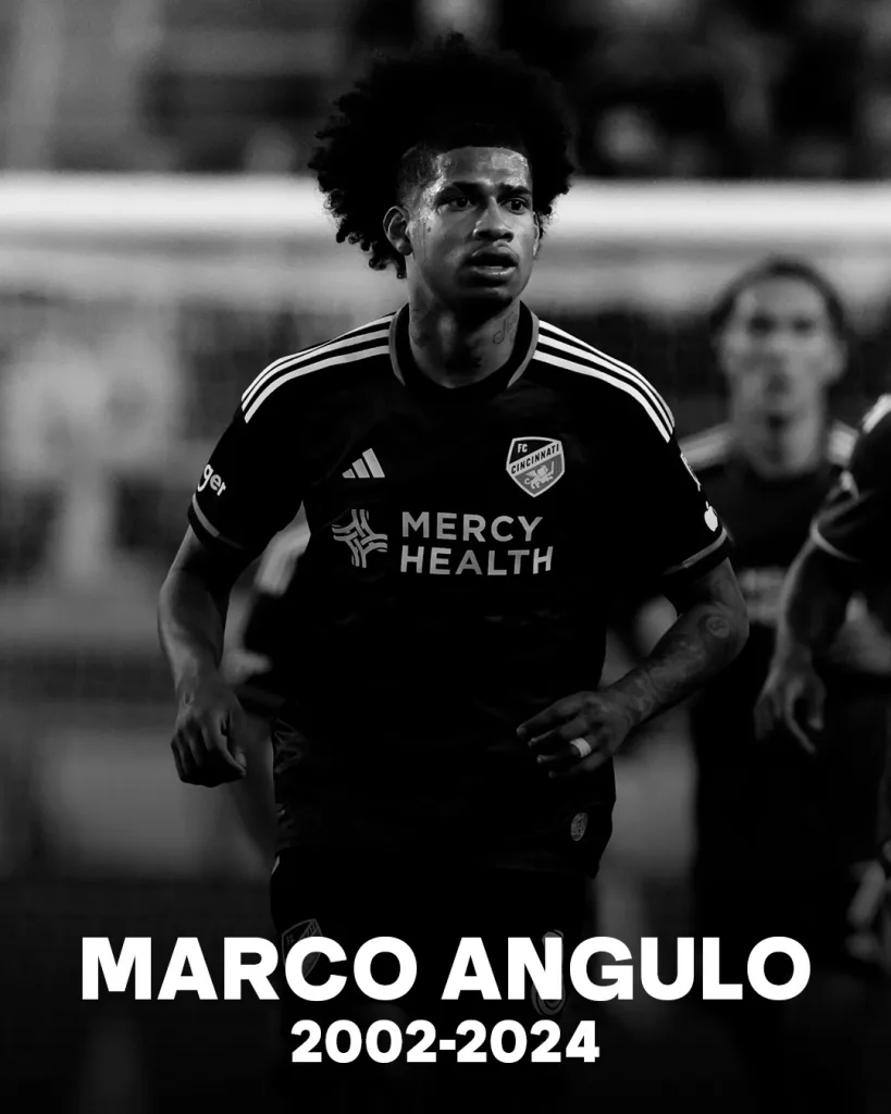 FC Cincinnati Midfielder Marco Angulo Footballer Marco Angulo Dies at 22 Following Car Crash Injuries: Tragic Loss for Ecuador and MLS