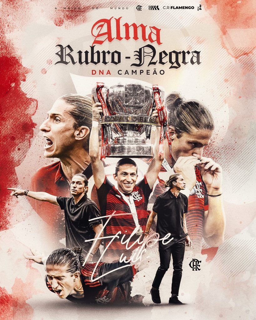 Flamengos Manager Filipe Luis Filipe Luis Secures First Managerial Trophy with Flamengo