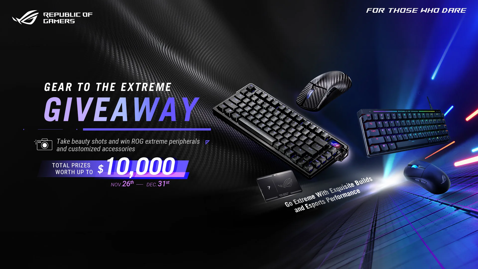 Elevate Your Gaming Experience: Join ASUS ROG's "Gear to the Extreme" Event