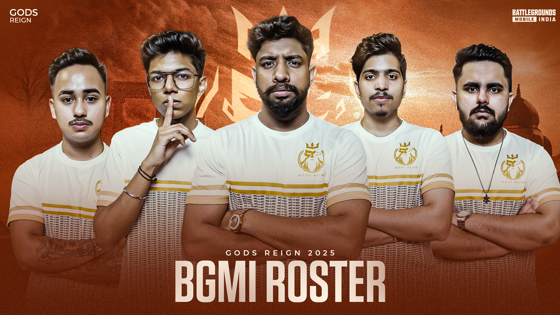 Gladiators Esports Acquires Gods Reign: BGMI Roster Unleashed!