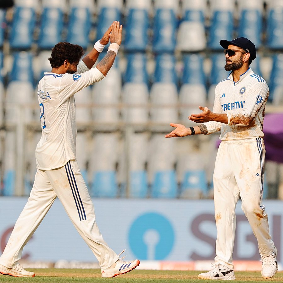 India vs New Zealand 3rd Test Day 26 India vs New Zealand 3rd Test Day 2: Ravindra Jadeja's Magic Puts India on the Brink of Victory as New Zealand Wobbles at 171/9